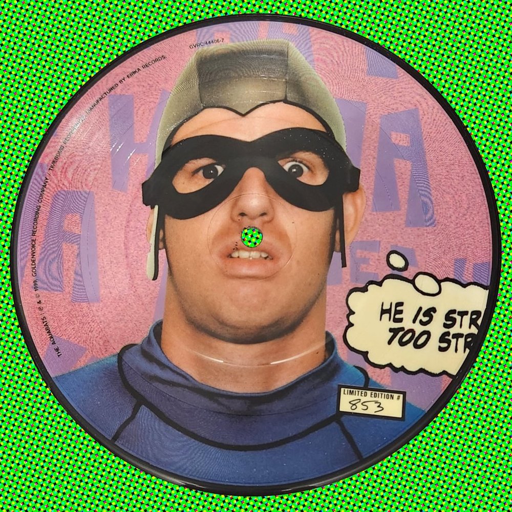 The Aquabats! Dr. Rock Vs. Clowny Clown Clown 7" Vinyl 1999 - RARE +BONUS